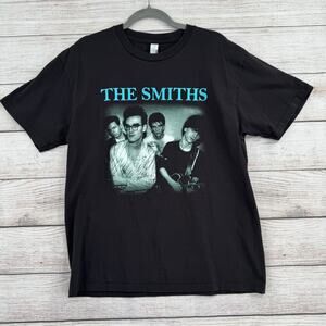 The Smiths 80's Alt Rock Short Sleeve T-Shirt Adult Large Black Alternative